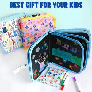 Reusable Erasable Doodle Book for Kids – Fun Drawing, Writing & Creative Activity Book