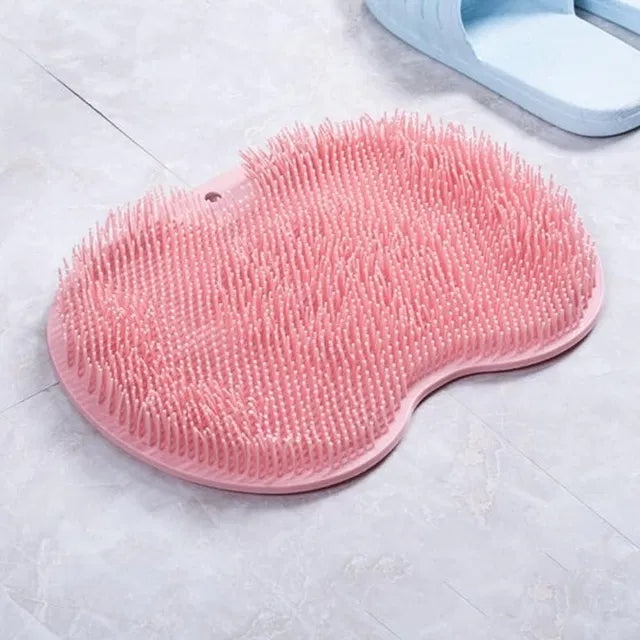 Silicone Multiuse Scrubber for Bath & Feet – Soft Body & Foot Cleaning Brush