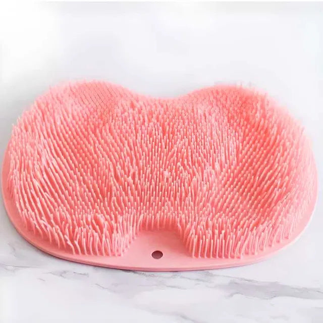 Silicone Multiuse Scrubber for Bath & Feet – Soft Body & Foot Cleaning Brush